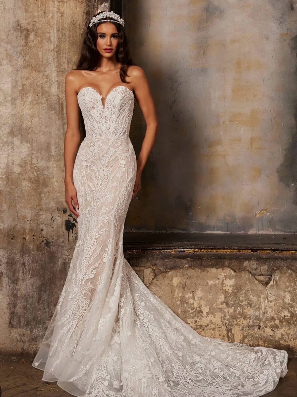 Calle Blanche Abigail Ivory/nude Size 18 Wedding Dress -Dry Cleaned Near Perfect